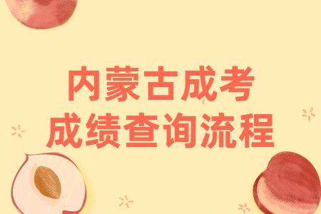 内蒙古成考成绩查询流程